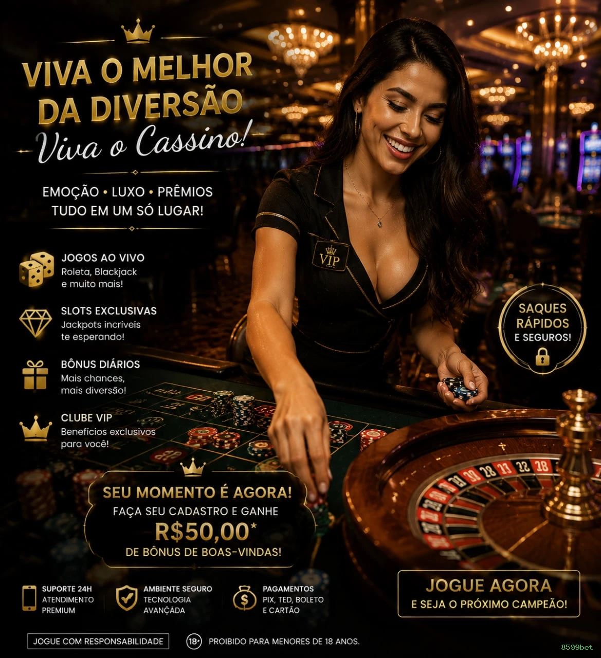 Equipe de suporte ao cliente da 8599bet